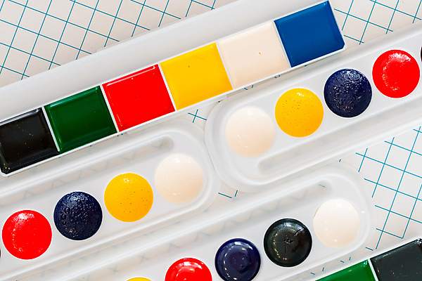 포토 JPG 해외이미지 직업 교육 종이 학교 추상 수채화 세포 미술 취미 사람없음 빨간색 초록색 물 파란색 세트 상자 컬러풀 노란색 페인트 흰색 붓 팔레트 선택 그림 예술가 페인트붓 여의주 해외202004 해외포토 자연요소 컬러 컨셉 무늬 문화예술 파일형식 이미지허브