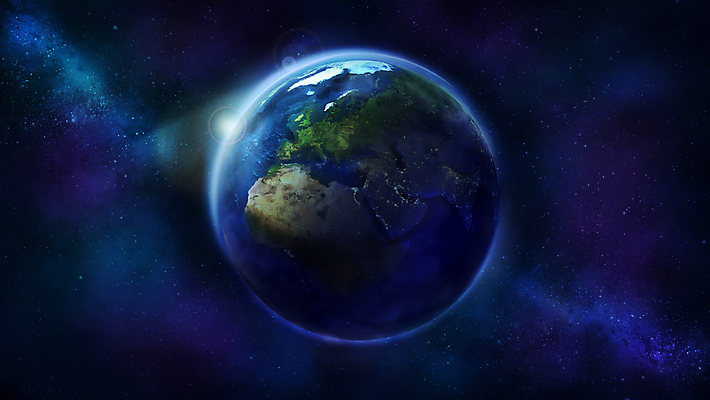 JPG 해외이미지 지구 일러스트 사람없음 파란색 우주 해외202004 해외일러스트 컬러 파일형식 이미지허브