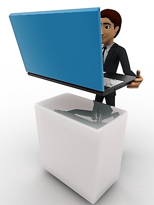 포토 JPG 해외이미지 사람없음 노트북 3D 흰색 잡기 고립 해외202004 해외포토 컬러 모션 전자제품 디지털합성 파일형식 이미지허브