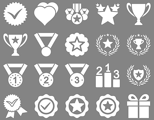 JPG 해외이미지 아이콘 별 성공 사람없음 선물상자 세트 회색 흰색 하트 최고 트로피 배지 순위 해외202004 해외포토 포토 자연요소 모양 컬러 컨셉 선물 상자 상_우승 파일형식 이미지허브
