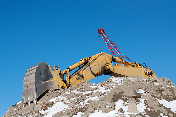 포토 JPG 해외이미지 지구 겨울 사람없음 야외 가로 파란색 컬러풀 사진촬영 굴착기 양동이 집게발 해외202004 해외포토 계절 컬러 촬영 중장비 파일형식 이미지허브