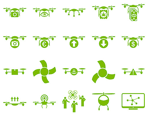 JPG 해외이미지 아이콘 사람모양 사람없음 연두색 세트 모니터 프로펠러 드론 해외202004 해외포토 포토 모양 초록색 컴퓨터 파일형식 이미지허브