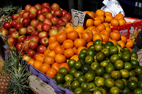 포토 JPG 해외이미지 오렌지 과일 사람없음 시장 사과 파인애플 라임 해외202004 해외포토 열대과일 파일형식 이미지허브