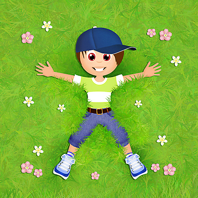 포토 JPG 해외이미지 계절 남자 꽃 어린이 일러스트 자연 휴식 소년 사람없음 봄 거짓말 해외202004 해외일러스트 식물 컨셉 사람 생태계 파일형식 이미지허브