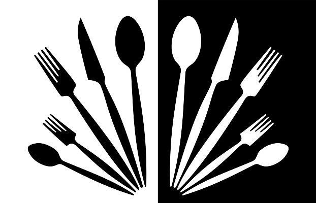 포토 JPG 해외이미지 식기 디자인 실루엣 백그라운드 포크 일러스트 미술 사람없음 세트 식당 검은색 흰색 칼 그림 윤곽 해외202004 해외일러스트 컬러 문화예술 촬영기법 상점 파일형식 이미지허브
