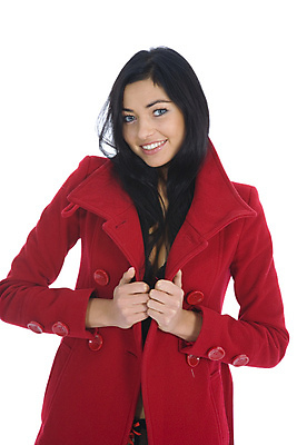 포토 JPG 해외이미지 모양 행복 건강 한명 빨간색 파란색 유행 귀여움 기쁨 코트 열정 고립 스타일 해외202004 해외포토 1 감정 컬러 컨셉 사람 외투 파일형식 이미지허브