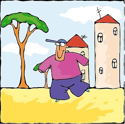 포토 JPG 해외이미지 나무 주택 사람없음 초록색 파란색 달리기 어둠 캡모자 해외202004 해외포토 식물 모자_잡화 컬러 모션 건물 파일형식 이미지허브