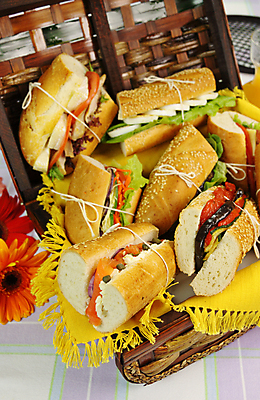 포토 JPG 해외이미지 꽃 줄 토마토 과일 가지 치즈 샌드위치 건강 요리 사람없음 소풍 바구니 식사 저녁식사 샐러드 신선 맛 상추 두루마리 햄 성분 내추럴 점심식사 영양분 해외202004 해외포토 식물 음식 컨셉 채소 유제품 육류 야외활동 파일형식 이미지허브