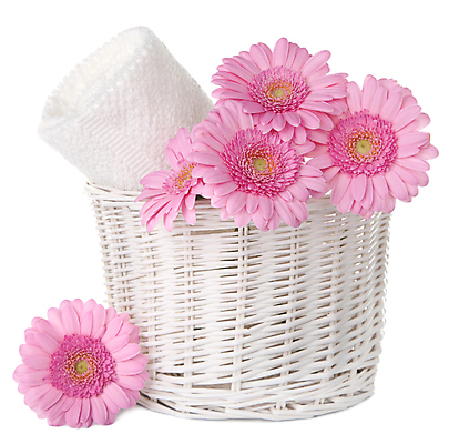 포토 JPG 해외이미지 사람없음 수건 바구니 스파 목욕 욕실 벚꽃 피부관리 거베라 아로마테라피 테라피 위생관리 해외202004 해외포토 꽃 관리 위생용품 뷰티 청결 파일형식 이미지허브