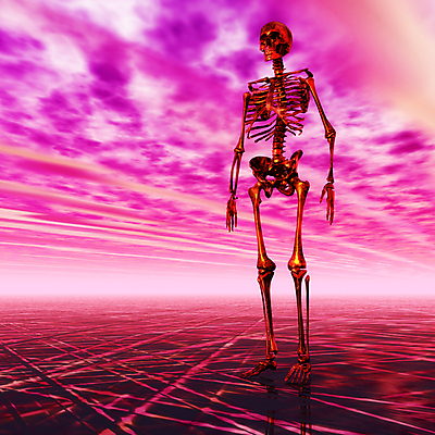 포토 JPG 해외이미지 일러스트 뼈 골격 사람없음 3D 일몰 죽음 만들기 공상 우울증 재앙 파멸 해외202004 해외일러스트 컨셉 모션 노을 질병 디지털합성 파일형식 소멸 이미지허브