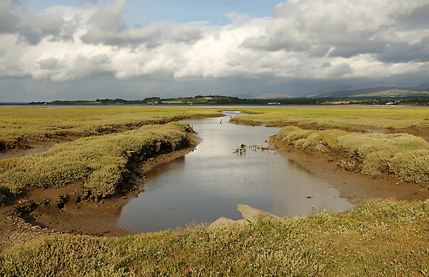 포토 JPG 해외이미지 구름 하늘 영국 웨일즈 풍경 사람없음 초록색 물 파란색 강 환경 만 개울 습지 땅 진흙 경영 해일 해외202004 해외포토 자연요소 유럽 컬러 비즈니스 자연재해 파일형식 이미지허브