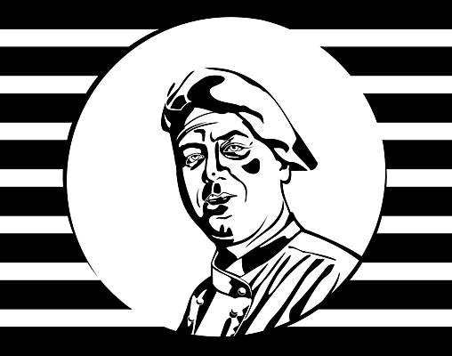 포토 JPG 해외이미지 직업 1 남자 얼굴 일러스트 흑백 육류 요리 사람 사람없음 주방 요리사 식사 작업 원형 만화 흰배경 예술가 화가 정육점 특징 해외202004 해외일러스트 도형 백그라운드 식재료 촬영기법 신체부위 상점 흰색 파일형식 이미지허브