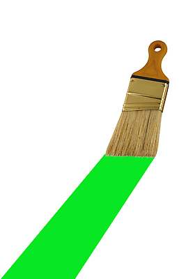 포토 JPG 해외이미지 사람없음 초록색 페인트 흰색 붓 그리기 그림 페인트붓 화가 해외202004 해외포토 직업 컬러 모션 파일형식 이미지허브