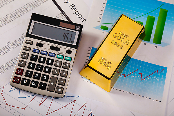 포토 JPG 해외이미지 그래프 실내 사람없음 금융 계산기 황금 보고서 금괴 해외202004 해외포토 문구용품 내부 경제 장비 파일형식 이미지허브