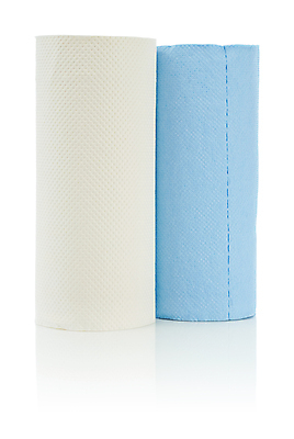 포토 JPG 해외이미지 종이 2 사람없음 파란색 수건 흰색 큼 고립 해외202004 해외포토 컬러 위생용품 크기 파일형식 이미지허브