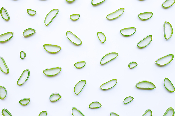 포토 JPG 해외이미지 스튜디오촬영 단면 실내 사람없음 초록색 흰배경 알로에 해외포토 식물 컬러 백그라운드 내부 흰색 파일형식 이미지허브