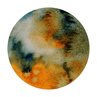 포토 JPG 해외이미지 백그라운드 일러스트 붓터치 수채화 사람없음 주황색 물감 원형 번짐 해외일러스트 도형 컬러 미술도구 파일형식 효과 이미지허브