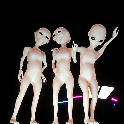 포토 JPG 해외이미지 과학 컨셉 검은배경 사람없음 세명 3D 손들기 우주 외계인 공상 해외포토 백그라운드 모션 사람 검은색 미확인물체 디지털합성 파일형식 이미지허브