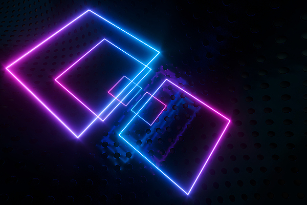 포토 JPG 해외이미지 백그라운드 추상 사람없음 그래픽 3D 정사각형 네온 겹침 해외포토 도형 무늬 디지털합성 파일형식 이미지허브