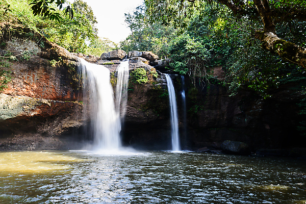 포토 JPG 해외이미지 아시아 여행 태국 자연 아침 국립공원 풍경 사람없음 야외 강 일출 환경 폭포 신선 개울 숲 장면 지형 지역 내추럴 지리 해외포토 주간 공원 나라 노을 생태계 파일형식 이미지허브