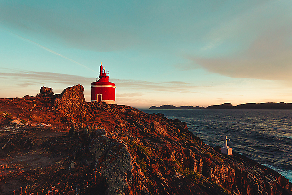 포토 JPG 해외이미지 주간 유럽 바다 하늘 등대 풍경 사람없음 야외 일몰 스페인 해안절벽 해외포토 자연요소 나라 노을 절벽 파일형식 이미지허브
