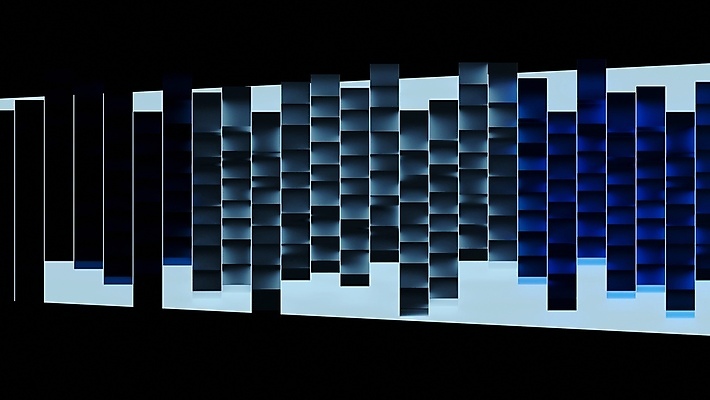 포토 JPG 해외이미지 디자인 파도 백그라운드 일러스트 벽지 추상 경사 사람없음 파란색 3D 사각형 검은색 어둠 줄무늬 웨이브 미니멀리스트 해외일러스트 도형 바다 컬러 무늬 디지털합성 파일형식 이미지허브