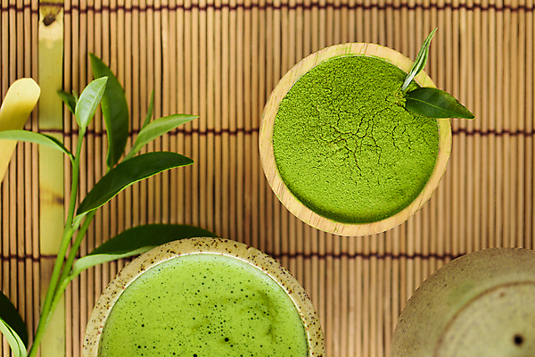 포토 JPG 해외이미지 사람없음 하이앵글 찻잔 가루 대나무발 찻잎 나무발 말차 해외포토 뷰포인트 잔 차_음료 파일형식 이미지허브