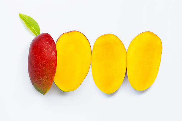 포토 JPG 해외이미지 잎 단면 실내 사람없음 열대과일 흰배경 슬라이스 일렬 망고 애플망고 해외포토 식물 백그라운드 과일 내부 흰색 파일형식 이미지허브