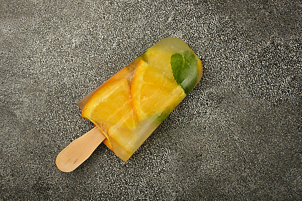 포토 JPG 해외이미지 오렌지 아이스크림 사람없음 주황색 시원함 허브 막대아이스크림 해외포토 식물 컬러 과일 디저트 파일형식 이미지허브