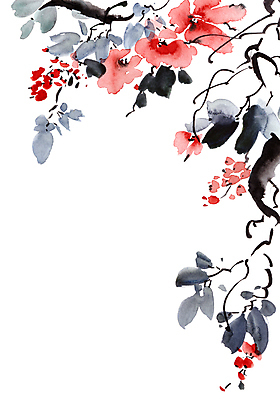 포토 JPG 해외이미지 꽃잎 분홍색 잎 자연 붓터치 수채화 사람없음 번짐 해외포토 식물 꽃 컬러 생태계 파일형식 효과 이미지허브