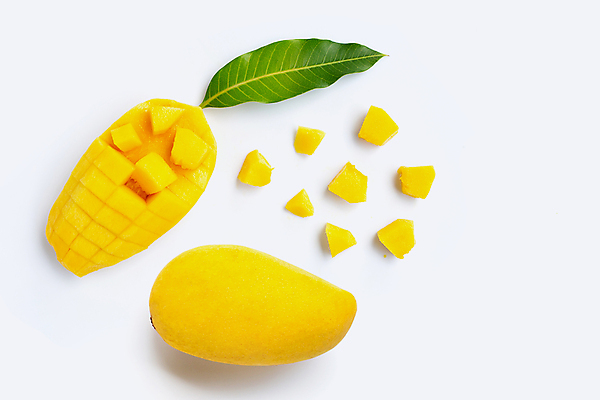 포토 JPG 해외이미지 잎 단면 실내 사람없음 열대과일 흰배경 망고 과일조각 해외포토 식물 조각 백그라운드 과일 내부 흰색 파일형식 이미지허브