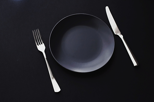 포토 JPG 해외이미지 접시 포크 사람없음 검은색 나이프 심플 미니멀 해외포토 식기 컬러 칼 파일형식 이미지허브