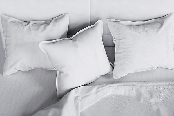 포토 JPG 해외이미지 쿠션 베개 침구 사람없음 3D 흰색 침대 오브젝트 해외포토 컬러 가구 디지털합성 파일형식 이미지허브