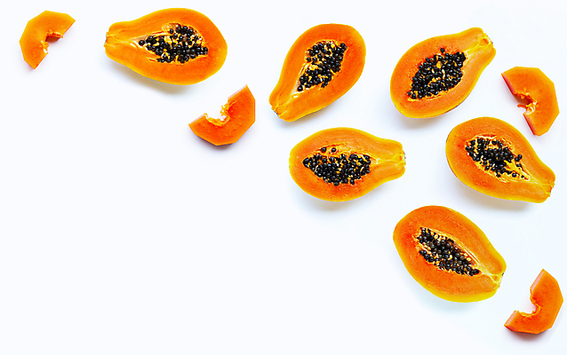 포토 JPG 해외이미지 단면 실내 씨앗 사람없음 열대과일 흰배경 과일조각 파파야 카피스페이스 해외포토 식물 조각 백그라운드 과일 내부 공백 흰색 파일형식 이미지허브
