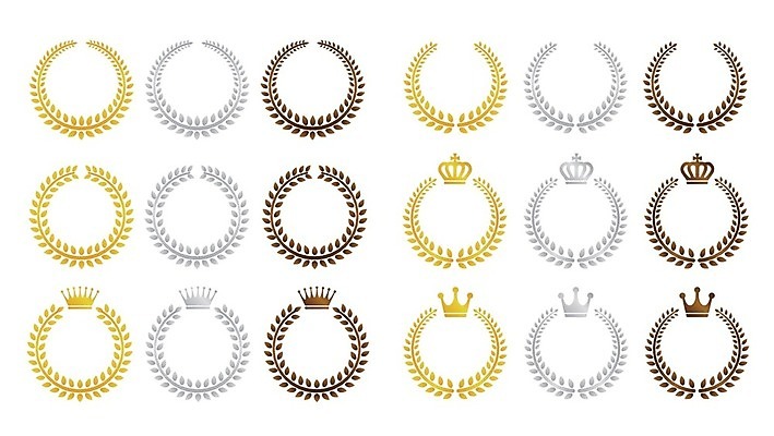 EPS 해외이미지 디자인 기념일 실루엣 잎 일러스트 성공 프레임 장식 화환 경쟁 공백 코트 수확 나뭇가지 원형 황금 은색 상패 트로피 메달 심볼 청동 명예 고립 보증 승자 월계수 증명서 챔피언 필승 영광군 해외일러스트 도형 나무 식물 꽃 컬러 컨셉 농업 촬영기법 이벤트 외투 우승 전라남도 상_우승 빚 상_상패 파일형식 벡터 이미지허브