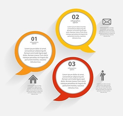 EPS 해외이미지 말풍선 일러스트 비즈니스 사람모양 사람없음 그래픽 빨간색 노란색 인포그래픽 편지 심플 엘리먼트 집모양 해외일러스트 모양 컬러 파일형식 벡터 이미지허브