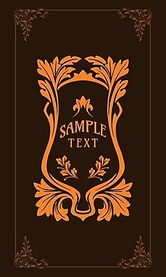 EPS 해외이미지 디자인 일러스트 프레임 사람없음 클래식 그림 복고 바로크 스타일 해외일러스트 컨셉 파일형식 벡터이미지허브 