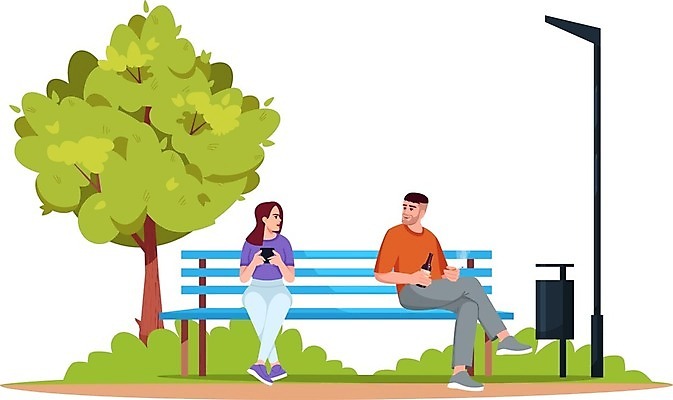 EPS 해외이미지 백인 공원 여자 남자 벤치 일러스트 흡연 담배 들기 사람 앉기 성인 두명 금지 다리꼬기 짜증 음주 금연구역 흡연금지 흡연자 성인만 간접흡연 해외일러스트 서양인 공공시설 감정 의자 모션 제한구역 파일형식 벡터 이미지허브
