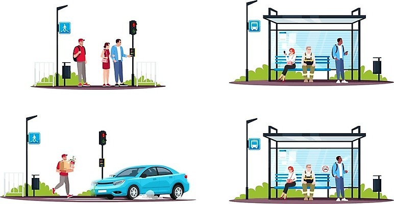 EPS 해외이미지 클립아트 캐릭터 디자인 커플 남자 도로 백그라운드 일러스트 노래 자동차 거리 버스 안전 사람 야외 빨간색 빛 세트 우주 산책 흰색 보행자 플랫 위험 만화 수집 묘사 출퇴근 상업 심플 팩 일반 조립 고립 그만 통근 스타일 현실 디테일 해외일러스트 일러캐릭터 길 음악 육상교통 컬러 컨셉 비즈니스 관계 교통시설 휴식 대중교통 화장품 출근 파일형식 벡터 이미지허브