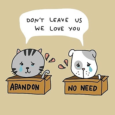 EPS 해외이미지 반려견 말풍선 두마리 일러스트 사람없음 반려동물 상자 고양이 슬픔 하트 강아지 울음 버리기 눈물 손그림 깨짐 유기견 반려묘 유기묘 유기동물 해외일러스트 모양 동물 감정 컨셉 2 포유류 모션 표정 개 파일형식 벡터 이미지허브