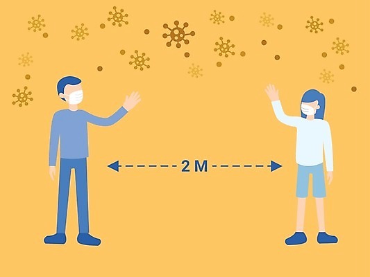 EPS 해외이미지 컨셉 일러스트 거리 건강 가면 안전 사람 펼침 플랫 바이러스 보호 질병 위험 예방 소셜 해외일러스트 의학 모션 파일형식 벡터 이미지허브