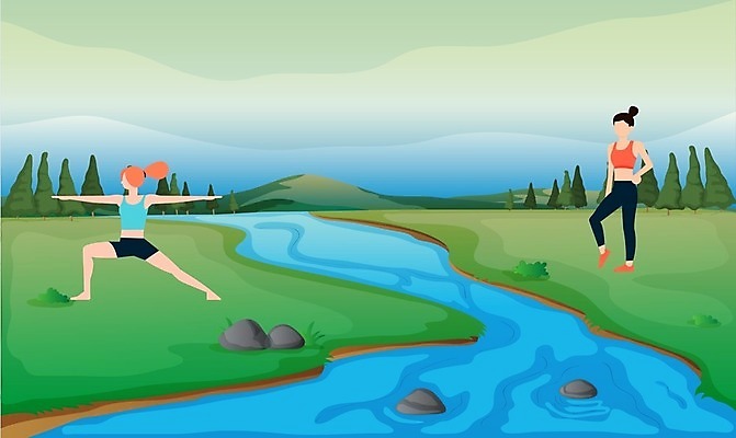 EPS 해외이미지 라이프스타일 손 공원 여자 호수 스포츠 신체 일러스트 요가 자연 아침 근육 건강 사람 성인 야외 물 여름 운동복 강 운동 맑음 스트레칭 힘 에너지 도시 몸무게 연습 필라테스 해외일러스트 주간 자연요소 웰빙 옷 계절 공공시설 날씨 생활 신체부위 생태계 파일형식 벡터 이미지허브