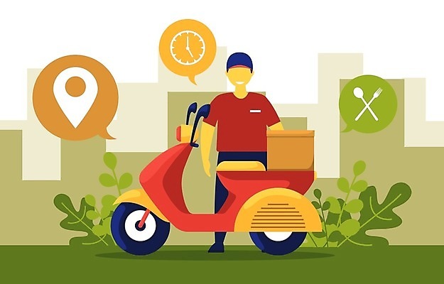 EPS 해외이미지 디자인 행복 음식 일러스트 비즈니스 교통시설 거리 요리 스마트폰 상자 도시풍경 디지털 요식업 식당 식사 스쿠터 오토바이 표현 도시 시간 플랫 배달원 서비스 속도 상업 질서 온라인 적재 점심식사 추적 GPS 분배 쉬운 해외일러스트 직업 감정 산업 교통 모션 풍경 핸드폰 스마트기기 상점 바이크 예절 시설 파일형식 벡터 이미지허브