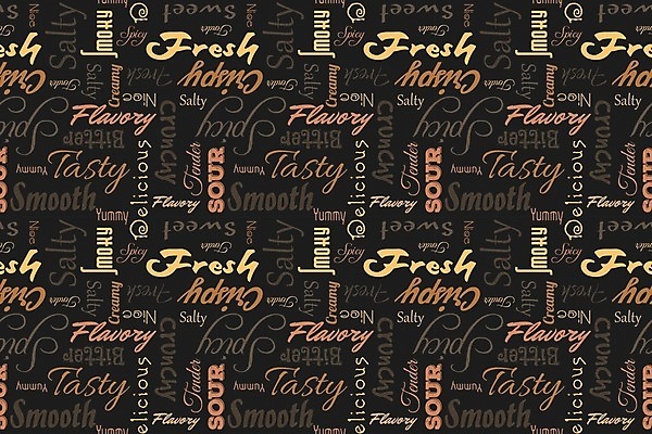 EPS 해외이미지 디자인 배너 음료 음식 백그라운드 컨셉 패턴 오렌지 일러스트 캘리그라피 텍스트 벽지 미술 타이포그라피 그래픽 단어 갈색 노란색 검은색 회색 흰색 기록 신선 투명 연기 달콤 맛 매끈함 크림 묘사 만족 질감 매움 입가심 짠맛 필기체 억울 해외일러스트 문자 감정 컬러 무늬 과일 문화예술 감각 파일형식 벡터 이미지허브
