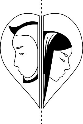 EPS 해외이미지 캐릭터 디자인 커플 여자 남자 얼굴 선 일러스트 관계 추상 함께함 발렌타인데이 사랑 미술 사람 소년 머리 유행 검은색 흰색 하트 스케치 사인 그림 심플 윤곽 스타일 미니멀리스트 미니멀 해외일러스트 일러캐릭터 모양 감정 어린이 컬러 컨셉 무늬 데이이벤트 문화예술 신체부위 파일형식 벡터 이미지허브