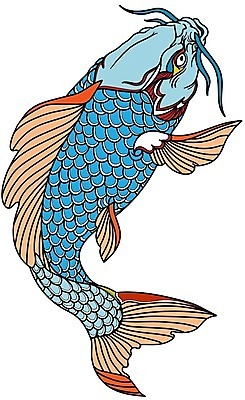 EPS 해외이미지 동물 아시아 일러스트 어류 동양인 파란색 일본 수영 중국 고요 용기 문신 심볼 고립 해외일러스트 그릇 나라 컬러 인종 수중동물 수상스포츠 파일형식 벡터 이미지허브