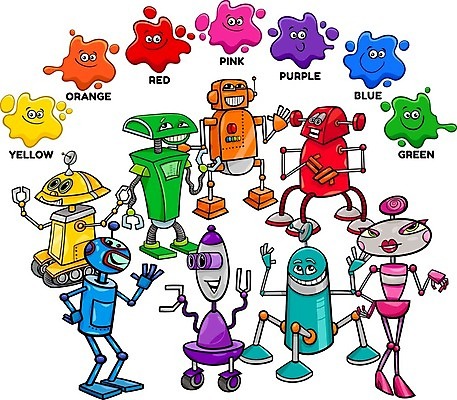 EPS 해외이미지 캐릭터 디자인 교육 어린이 분홍색 과학 백그라운드 오렌지 일러스트 벽지 그래픽 빨간색 초록색 파란색 세트 컬러풀 노란색 보라색 유치원 게임 가르침 어플리케이션 만화 로봇 메인 공상 문제집 안드로이드 초보 해외일러스트 일러캐릭터 컬러 과일 놀이 사람 책 파일형식 벡터 이미지허브