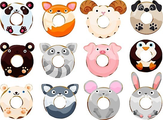 EPS 해외이미지 동물 캐릭터 디자인 얼굴 어린이 음식 일러스트 곰 디저트 사탕 요리 장식 세트 컬러풀 빵집 토끼 양 돼지 원형 플랫 개 도넛 달콤 맛 쥐 만화 굽기 수집 먹기 펭귄 여우 고립 해외일러스트 일러캐릭터 도형 컬러 컨셉 포유류 모션 조류 사람 신체부위 반려동물 상점 설치류 구이 파일형식 벡터 이미지허브