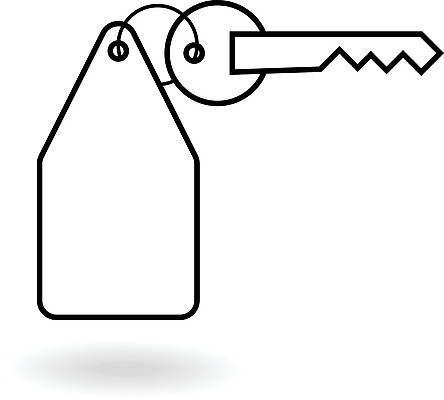 EPS 해외이미지 선 일러스트 유리 열쇠 검은색 흰색 오브젝트 잠금 심플 고립 해외일러스트 컬러 재질 보안 파일형식 벡터 이미지허브