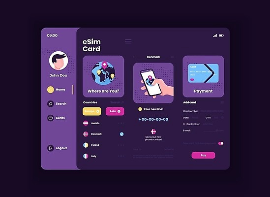 EPS 해외이미지 손 남자 지구 얼굴 일러스트 한명 들기 성인 신체부위 보라색 신용카드 어플리케이션 UI 성인남자한명만 해외일러스트 1 컬러 모션 사람 금융 남자한명만 성인남자만 파일형식 벡터 이미지허브